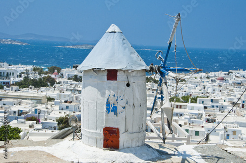 The beautiful Greek island,...