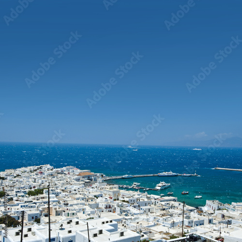 The beautiful Greek island,...