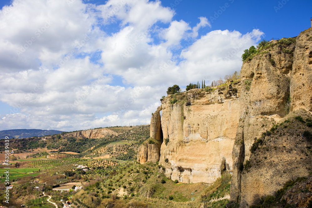 Ronda Cliffs in Andalusia