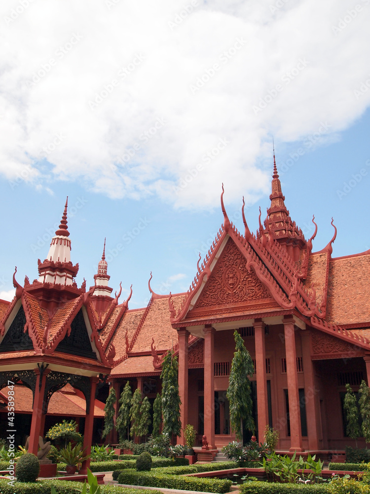 Naklejka premium プノンペン国立博物館