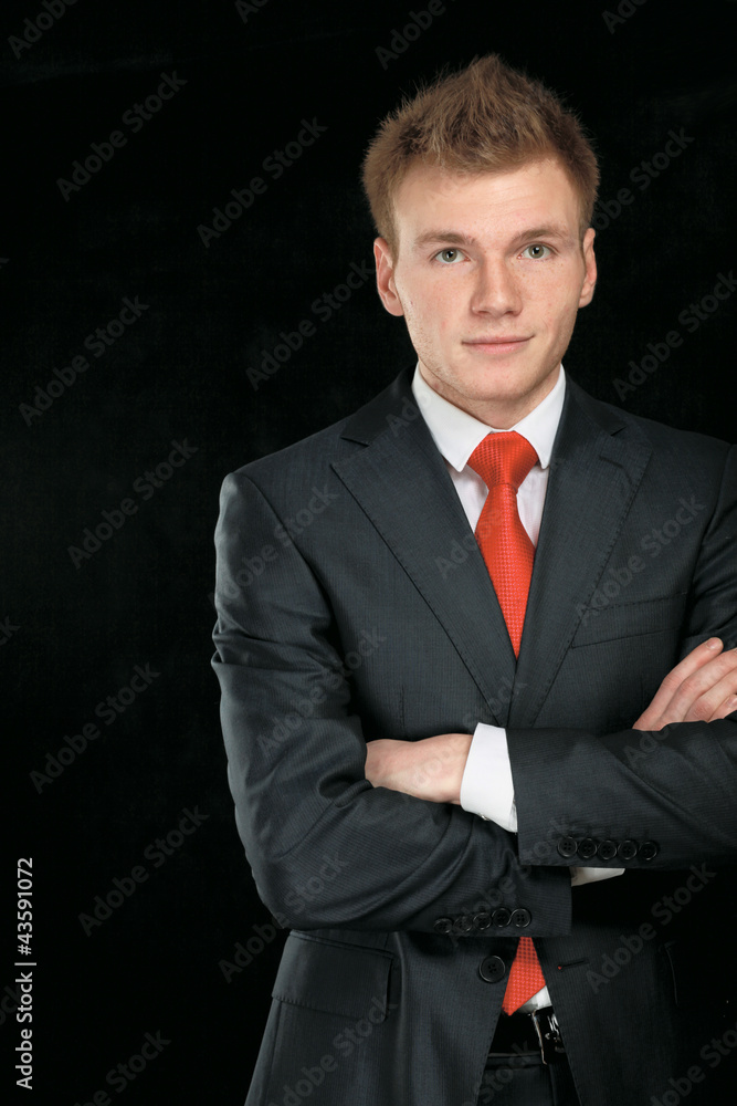 Portrait of successful business man Portrait of successful business man