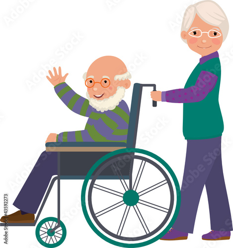Elderly couple