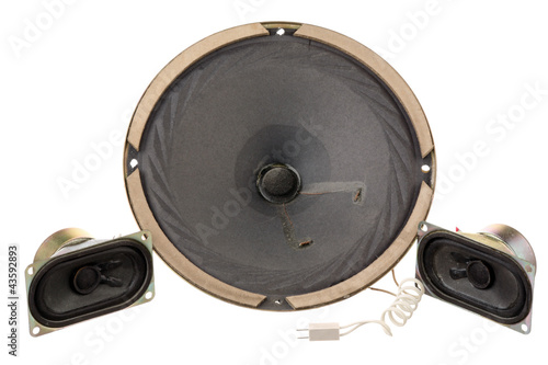 Wallpaper Mural Three old loud speakers Torontodigital.ca