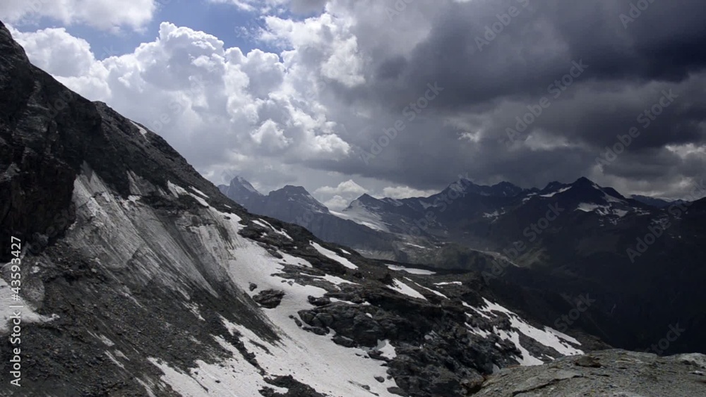 bad weather on alps bad weather on alps