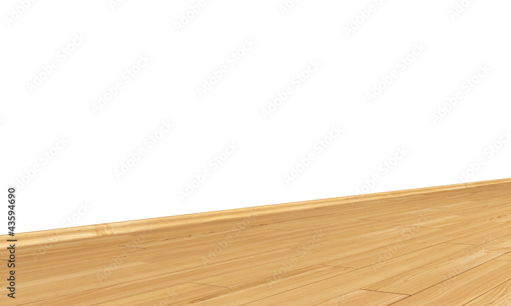 Wand mit Holzboden diagonal - Kirsch (Europäisch) Wand mit Holzboden diagonal - Kirsch (Europäisch)