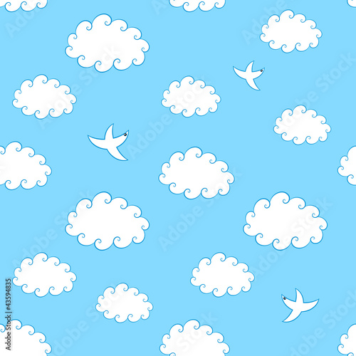 Sky Seamless Pattern