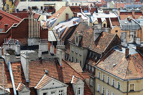 Wrocławskie dachy.