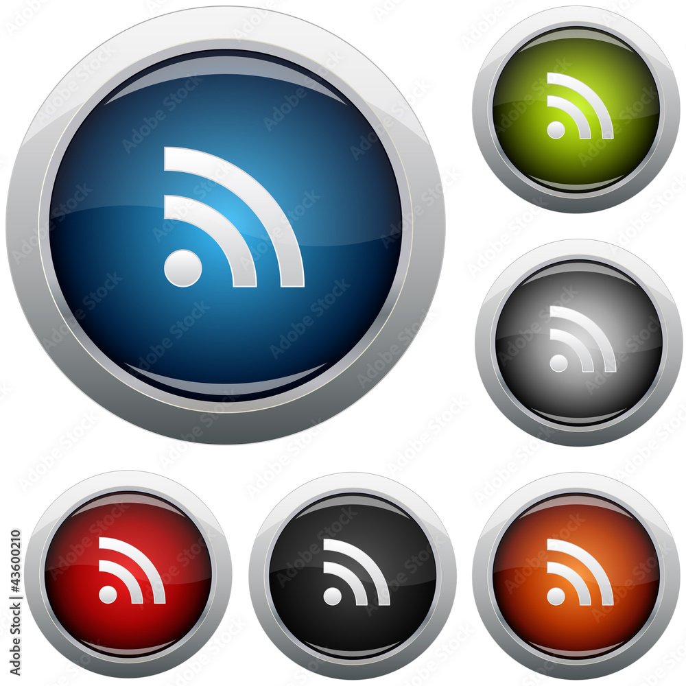 Set of rss buttons Set of rss buttons