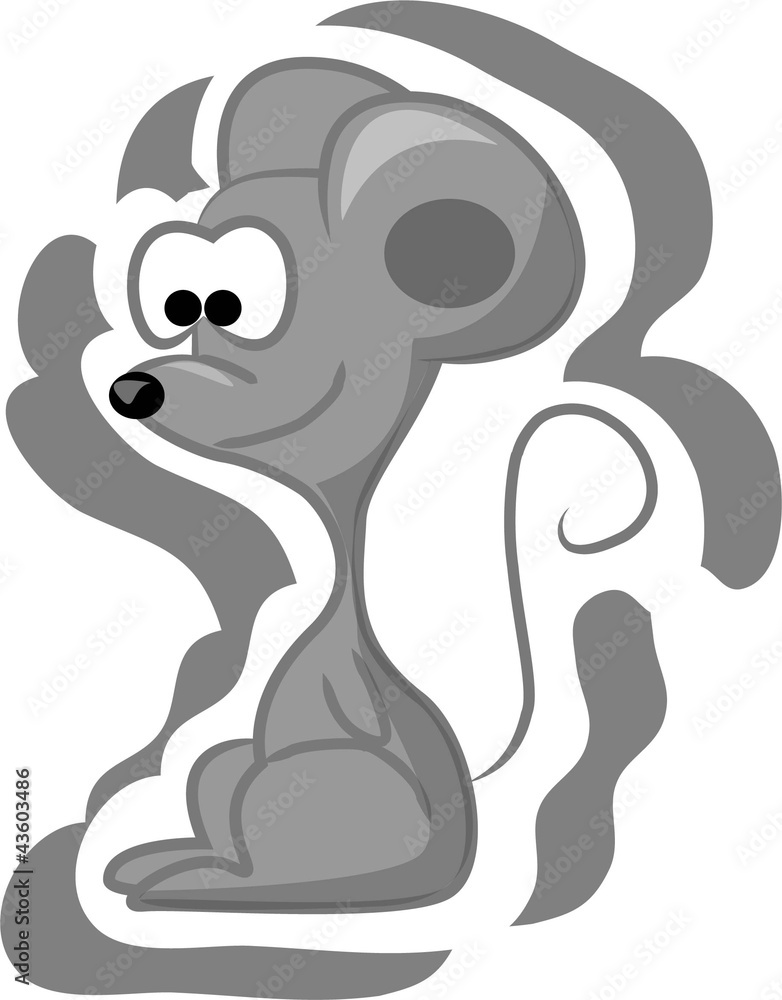 Obraz premium мультфильм мышь