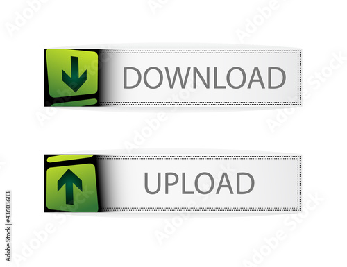 Upload and Download Buttons