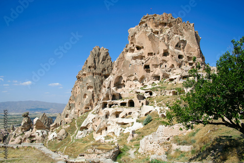 amazing view of Uchisar castle in Cappadocia