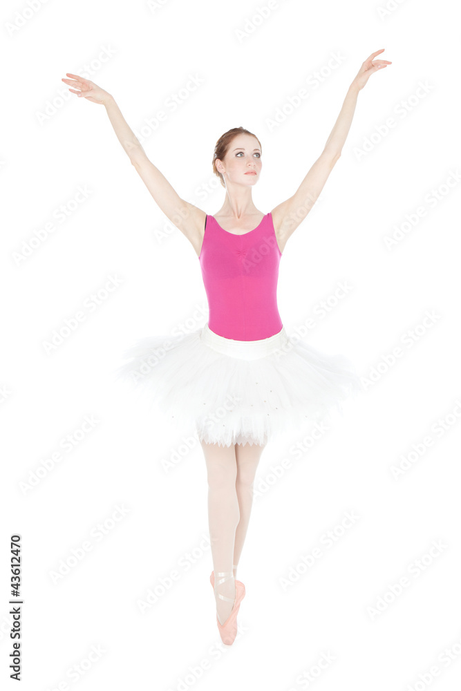 Young beautiful dancer posing on a studio Young beautiful dancer posing on a studio