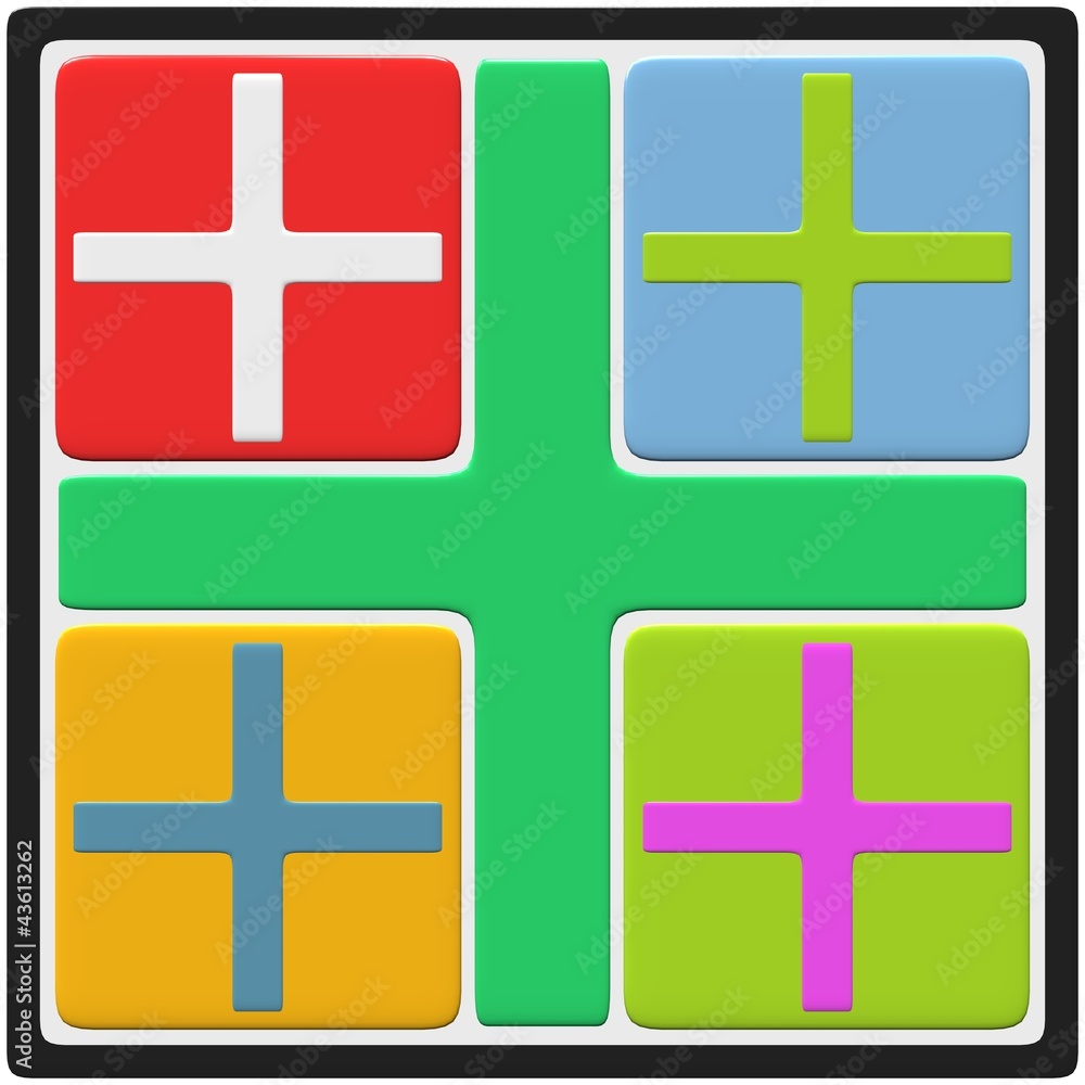 Obraz premium Carrelage multicolore 1.15