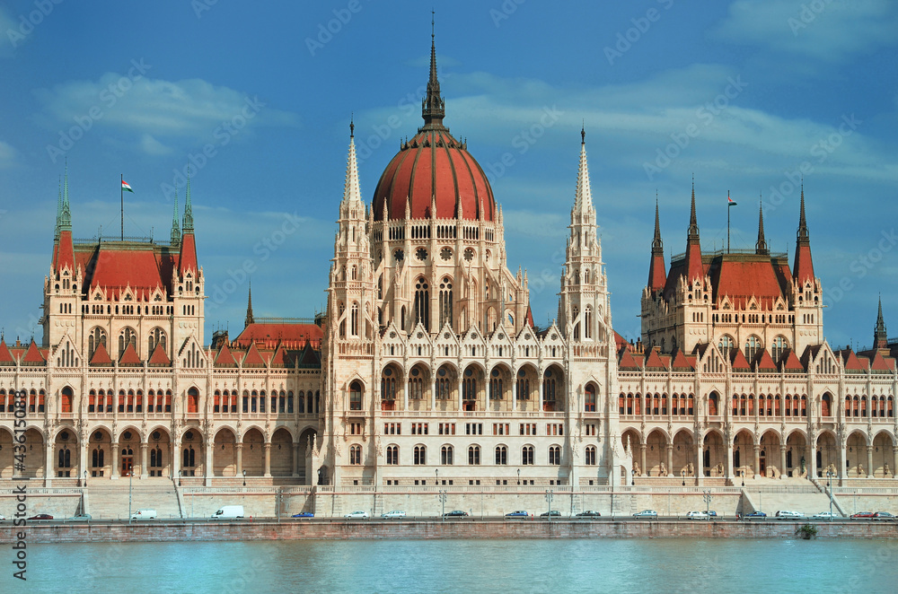 Parlament Budapeszt - obrazy, fototapety, plakaty 