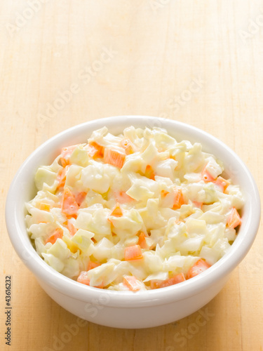 Obraz na płótnie coleslaw salad w salonie