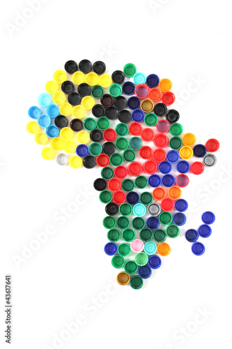 africa from the color caps