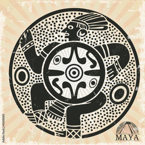 Ornament in style of the Maya