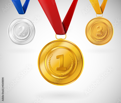 Set of medals