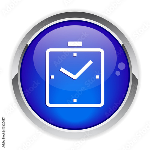 button clock.