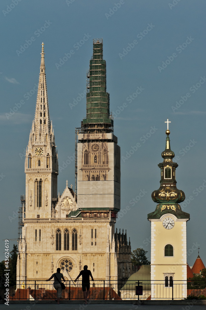 Kroatien Zagreb Kathedrale Maria