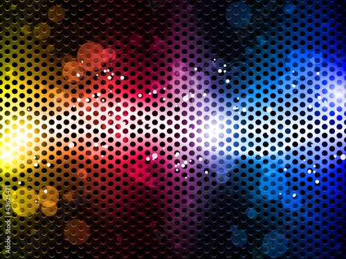Colorful Rainbow Neon Party Background