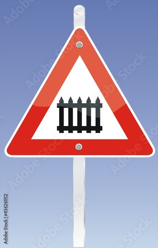 panneau passage à niveau