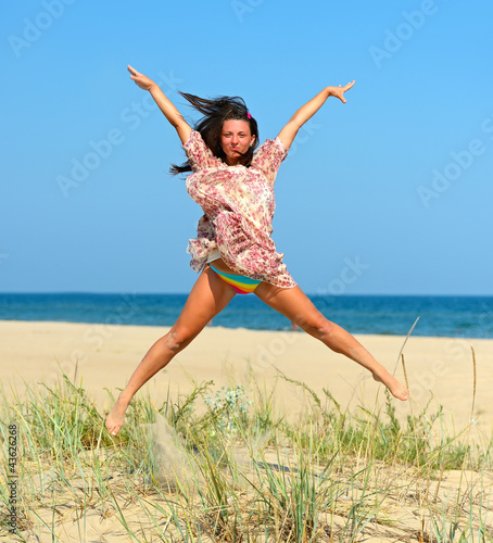 Girl on a beach