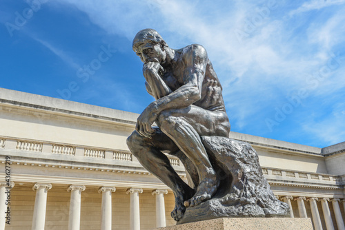 Rodin Thinker Statue photo