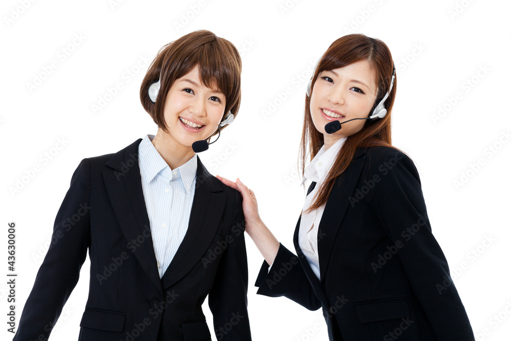 Beautiful business operator