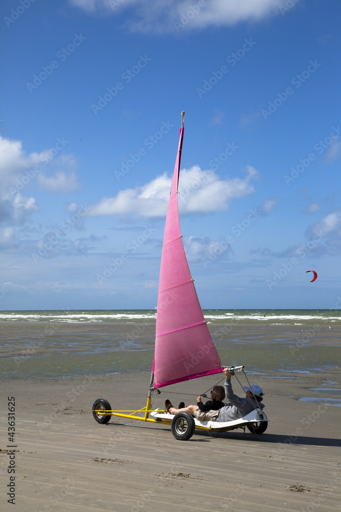 Obraz premium Char à voile