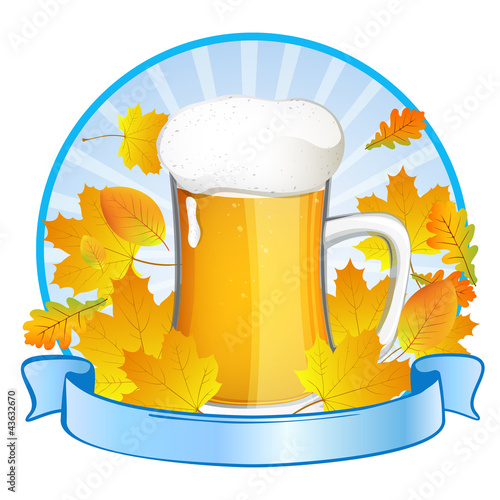 Vector Illustration of an Oktoberfest Background