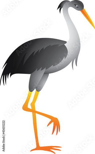 Heron Cartoon