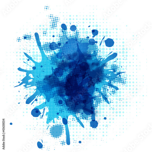 Abstract Blue Blob