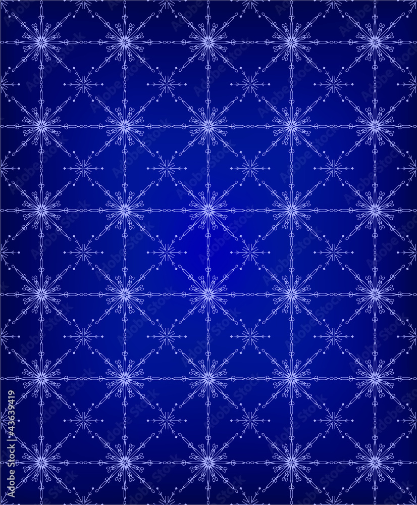 white and blue snowflake symmetric background white and blue snowflake symmetric background