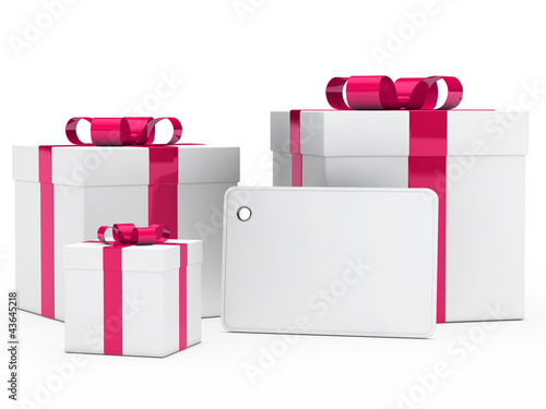 gift box pink ribbon