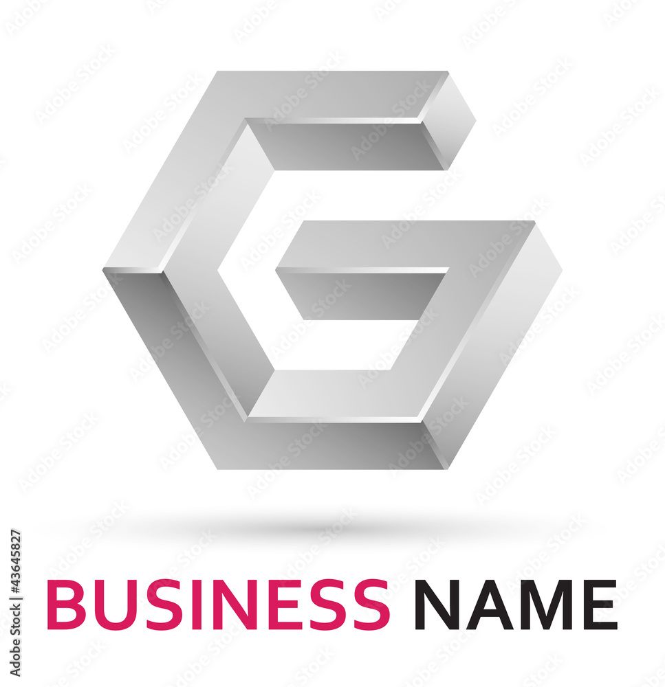 Alphabet logo design - hard letter G Alphabet logo design - hard letter G