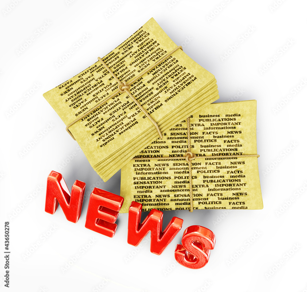 Naklejka premium newspaper