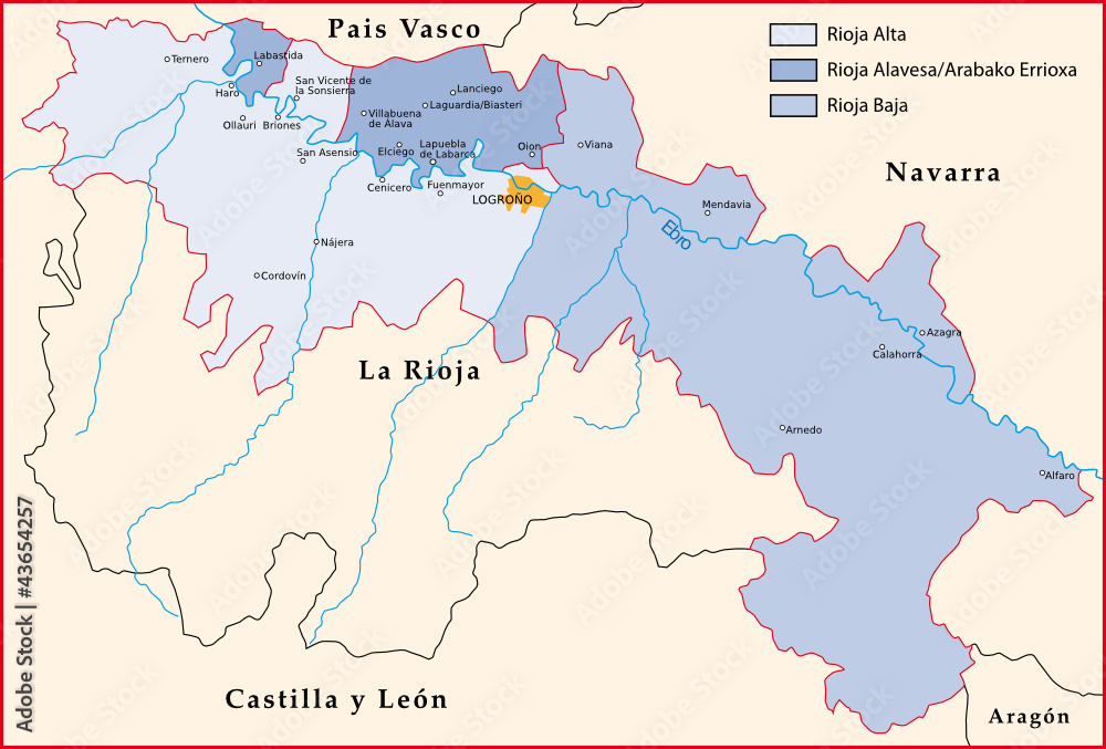 Weinbaugebiete Rioja