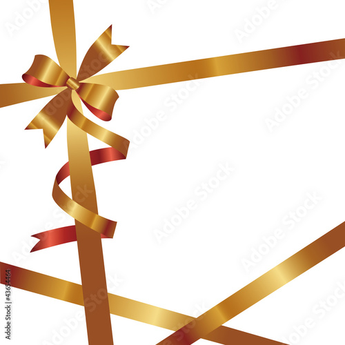 gold ribbon background