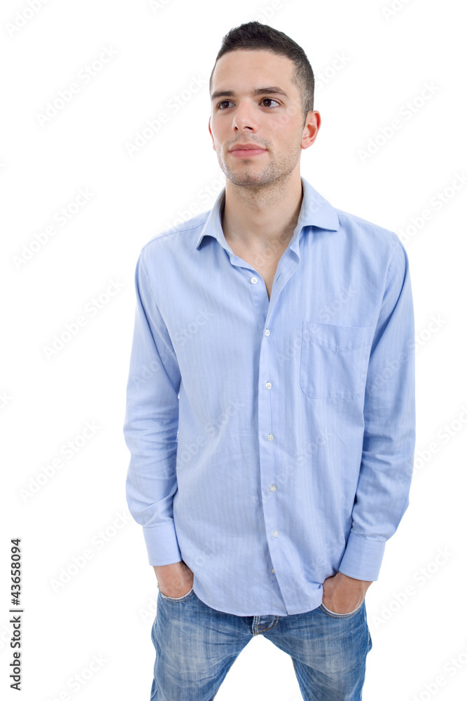 young casual man young casual man