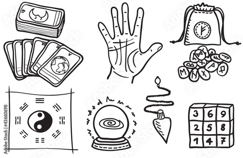 Various types of fortune telling