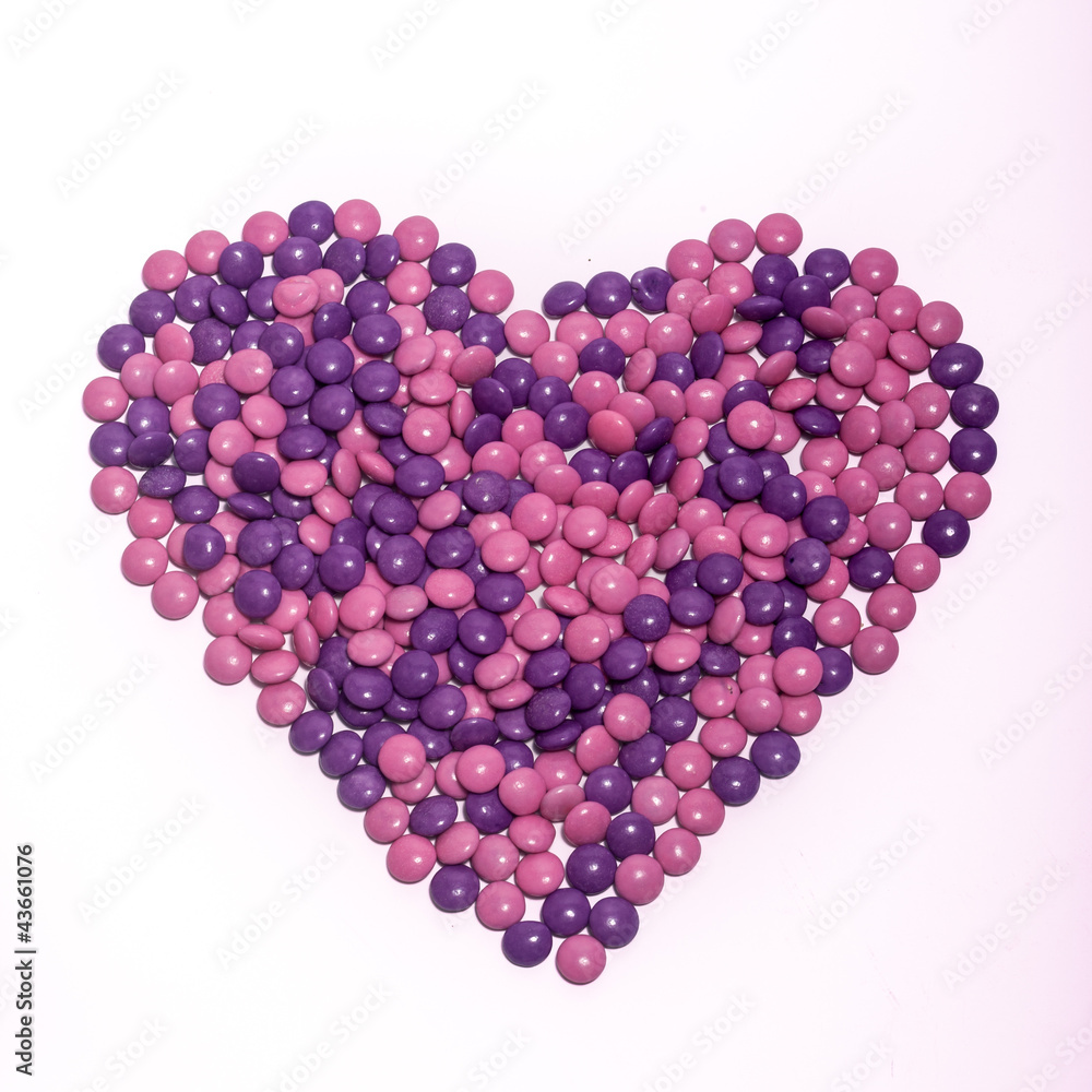 Chocolate Buttons Heart Chocolate Buttons Heart