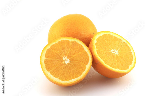 Two and half navel oranges