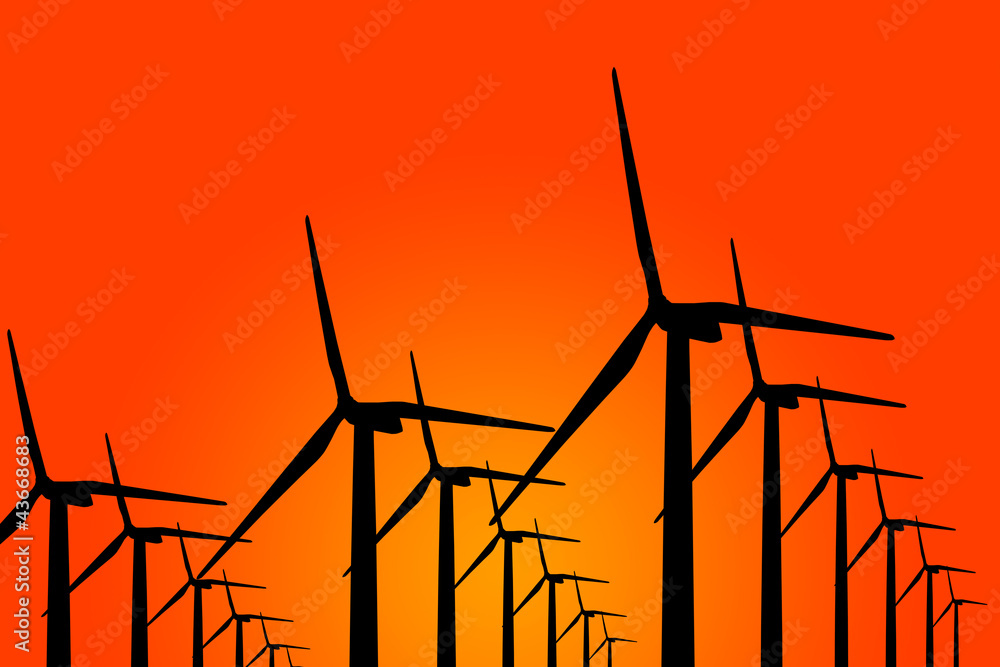 Fototapeta premium wind turbine generator