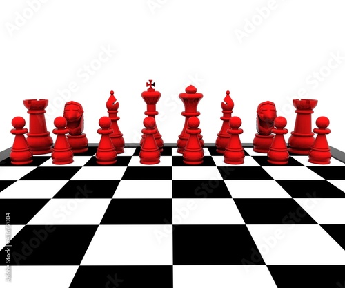Chess 3d - Red