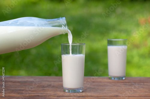 Schilderij op canvas Frische Milch
