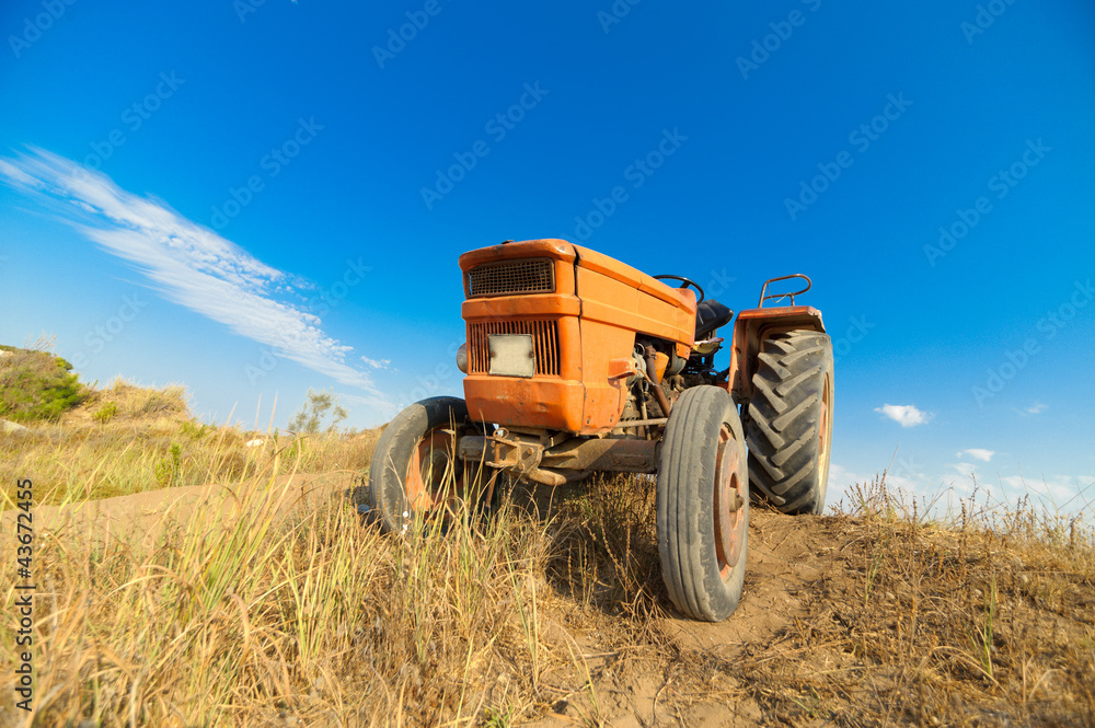 Fototapeta premium tractor