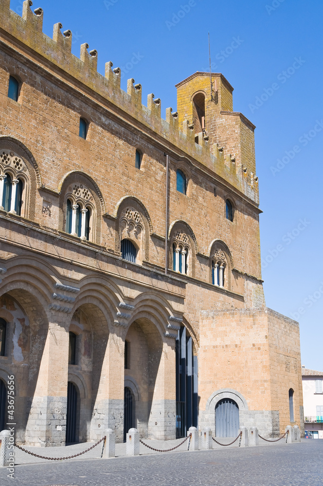 People's palace. Orvieto. Umbria. Italy.