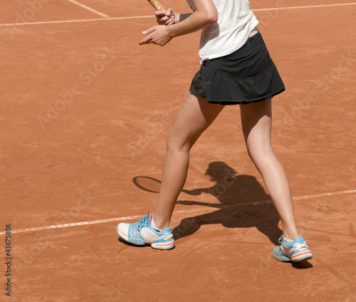 Girl tennis player