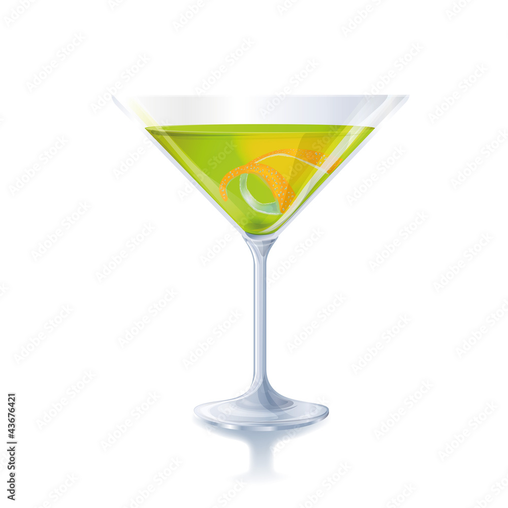 Cocktail mit Zitrone